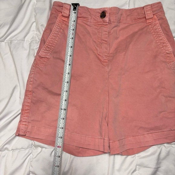 Boden Pink Chino Shorts 6 inch size 2 mom shorts coral - Picture 2 of 7